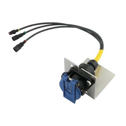 QVK SET 2 X 7“ TFT Monitor, 70° Kamera, 5 M Kabel, ABS-Secker mit 8 M Kabel, Sonderfahrzeuge 5 BIS 9M - M202P508 - 1 - Stück Diverse