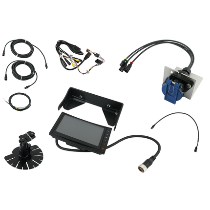 QVK Monitorset 7“ TFT, 5 Meter Anschlusskabel mit ABS- Steckdose - M403005 - 1 - Stück Diverse