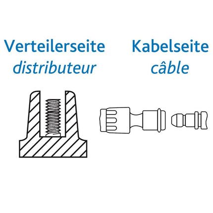 PVL Zündverteilst.1KΩ M4 Rastbolzen