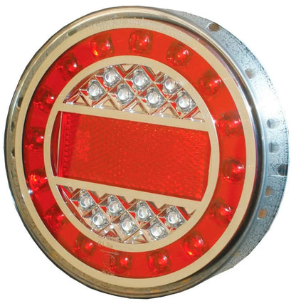 LED Schlussleuchte rund 12/24 V - MAXI1 - 1 - Stück LED autolamps