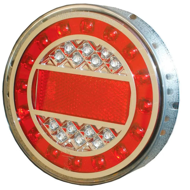 LED Schlussleuchte rund 12/24 V - MAXI1 - 1 - Stück LED autolamps