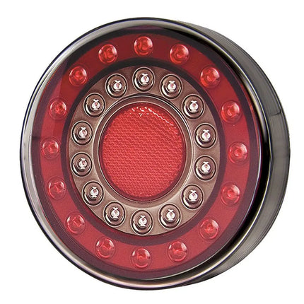 LED Schlussleuchte rund 12/24 V - MAXI2 - 1 - Stück LED autolamps