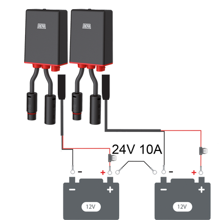 DEFA - Batterieladegerät Einbau 12 V 10 A