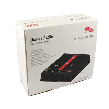 DEFA - Batterieladegerät 2x 12V 20A (24V) MC2x20A - Hischier Auto AG