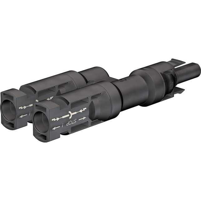 Solar-Stecker Verteiler Stecker, MC4, +/-/-