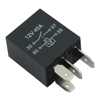 Micro-Relais 12 V 40 A, mit Widerstand