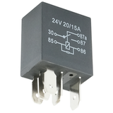 Micro-Relais Wechsler 24 V 20/15 A, mit Widerstand MIR220