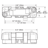 MIDI Sicherungshalter wasserdicht IP66 MISIHA/WD