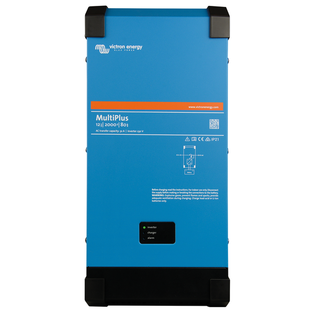 Victron - MultiPlus Wechselrichter/Ladegerät 12 V 1’600 W MP12/2000/80 - Hischier Auto AG