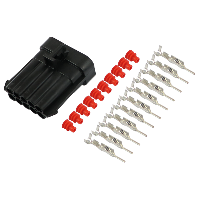 Stecker-Set Metri-Pack 150, 10polig, 1.5mm2 MP150/10PW - Hischier Auto AG