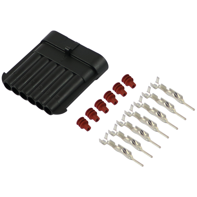 Stecker-Set Metri-Pack 150, 6polig, 1.5mm2 MP150/6PW - Hischier Auto AG