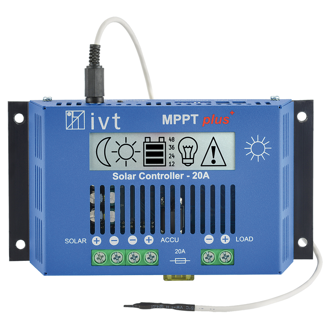 IVT - Solarladeregler MPPT 12/24V 20A MPPT70/20LCD