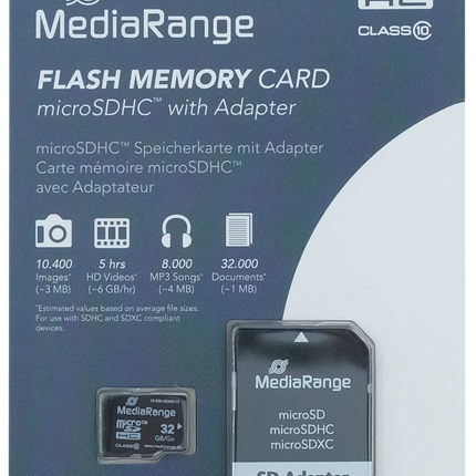 MicroSD-Speicherkarte 32 GB - 1 - Stück -