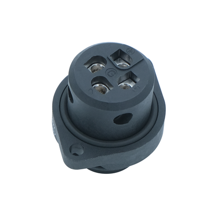 Binder - Flanschstecker 4-pol.