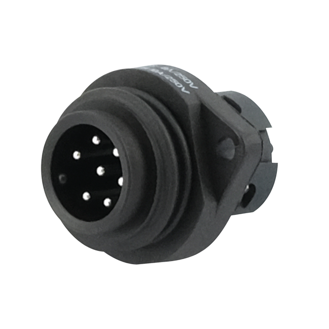 Binder - Flanschstecker 7-pol.