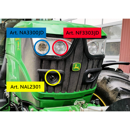 LED Einbauscheinwerfer Set für John Deere 6R/M NAJD6R - Hischier Auto AG