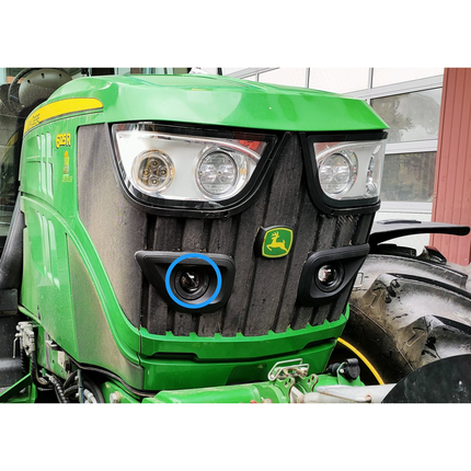 LED-Scheinwerfer Abblendlicht Einbau John Deere 12 V