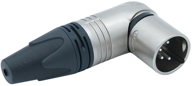 Neutrik XLR- Flanschbuchse 4-pol., 90°, silber