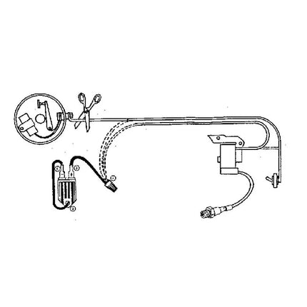 Rotary Transistor Zündanlage f. 1-Z. Kleinmot. - Nova31 - 1 - Stück Diverse