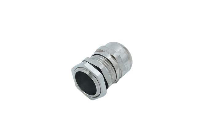 Kabelverschraubung Messing vernickelt PG7  3 - 6.5 mm