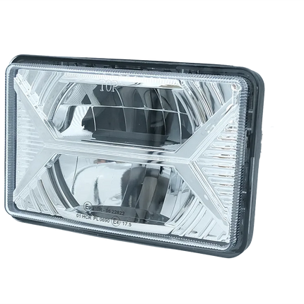 Bi-LED-Hauptscheinwerfer Einbau 6 x 4“ 12/24V - NS64/2/AF - 1 - Stück Hischier Auto AG