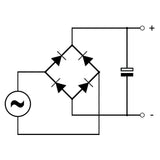 Brücken-Gleichrichter 200 VAC 25 A NTE5322