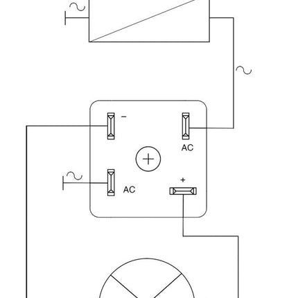 Gleichrichterbrücke, 200 VAC, 25 A - 1 - Stück Diverse