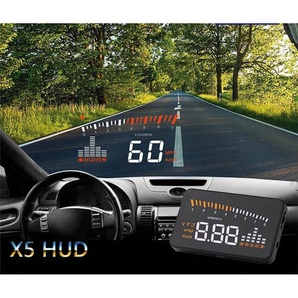 OBD2 Head-Up Display HUDX5 12V OBD2HUD/X5 - Hischier Auto AG