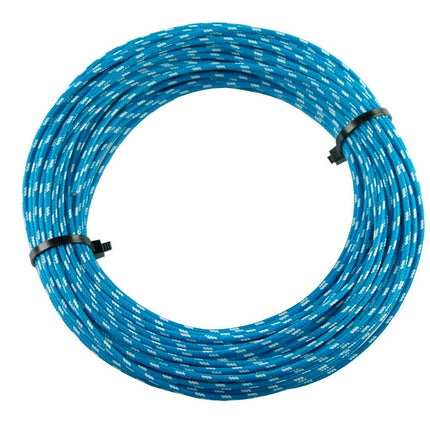 Textilumflochtene Kabel 2.5mm2 bl/ws