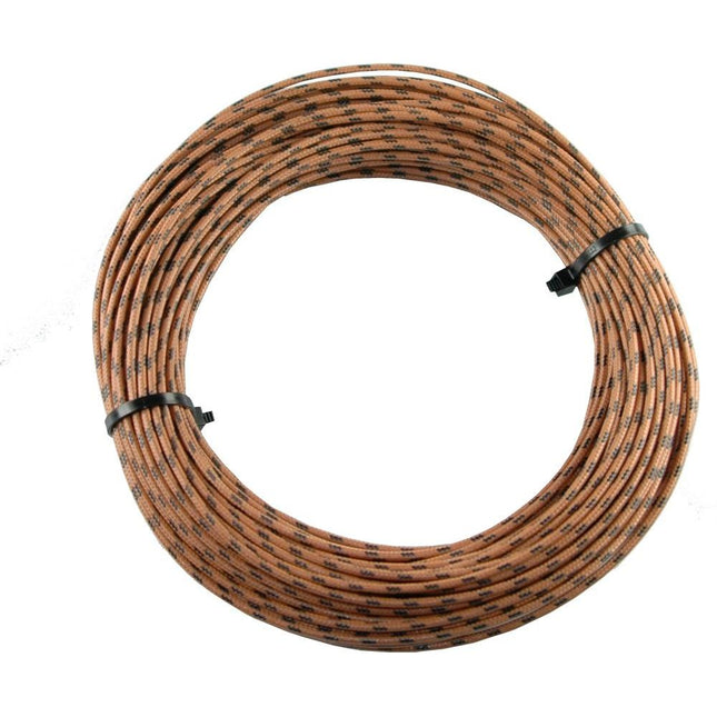 Textilumflochtene Kabel 1.5mm2 br/sz