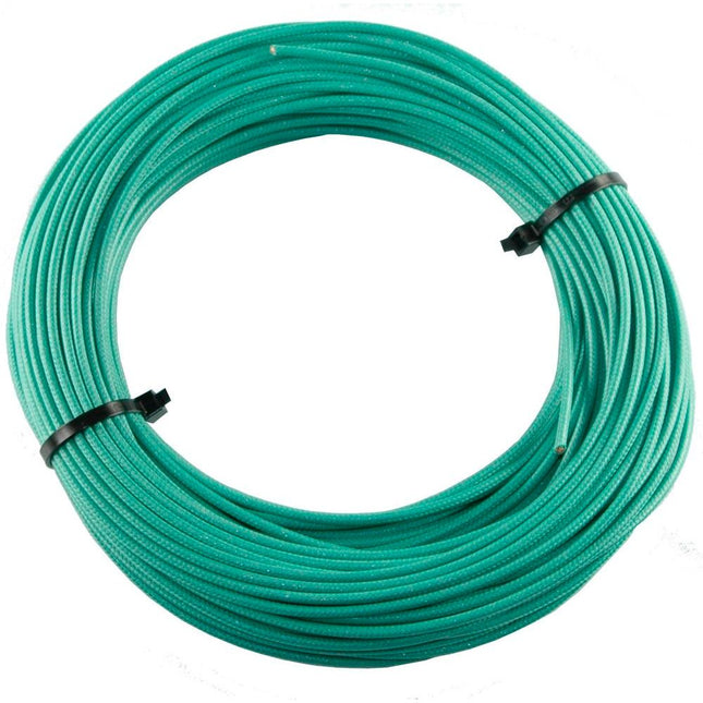 Textilumflochtene Kabel 2.5mm2 grün