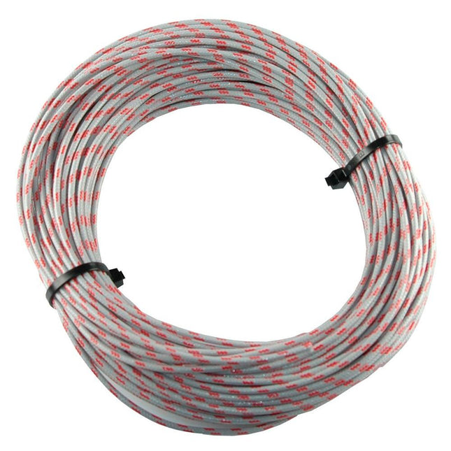 Textilumflochtene Kabel 1.0mm2 gr/rt