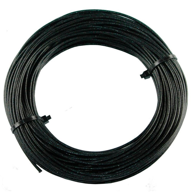 Textilumflochtene Kabel 6.0mm2 schwarz OSK6.0sz
