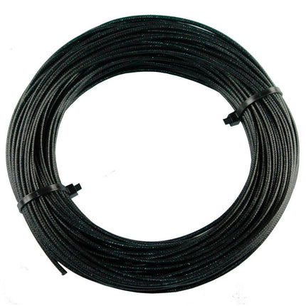 Textilumflochtene Kabel 6.0mm2 schwarz