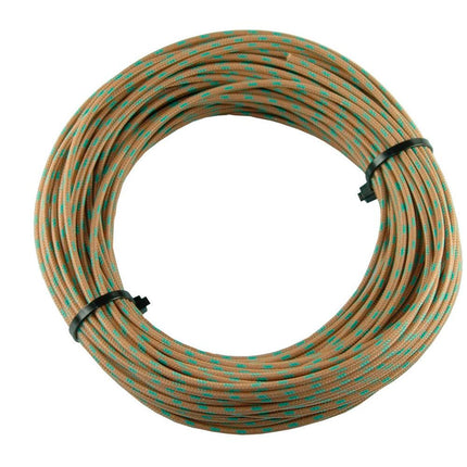 Textilumflochtene Kabel 1.5mm2 br/gn