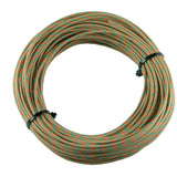 Textilumflochtene Kabel 1.5mm2 br/gn OSK1.5br/gn