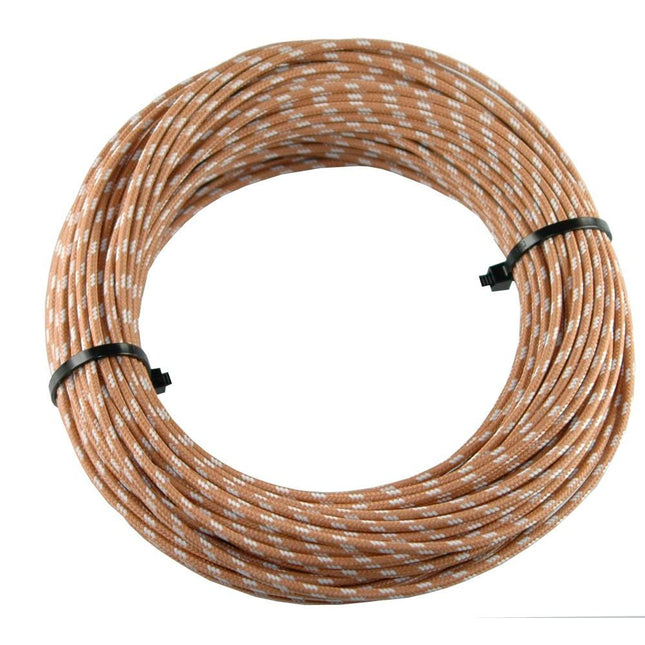 Textilumflochtene Kabel 1.5mm2 br/ws