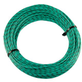 Textilumflochtene Kabel 1.5mm2 gn/sz OSK1.5gn/sz