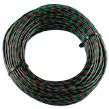 Textilumflochtene Kabel 1.5mm2 sz/gn/rt OSK1.5sz/gn/rt