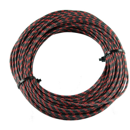 Textilumflochtene Kabel 1.5mm2 sz/rt