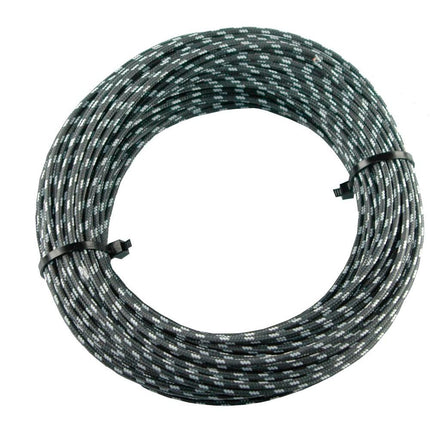 Textilumflochtene Kabel 1.5mm2 sz/ws