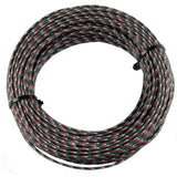 Textilumflochtene Kabel 1.5mm2 sz/ws/rt OSK1.5sz/ws/rt