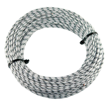 Textilumflochtene Kabel 2.5mm2 ws/sz