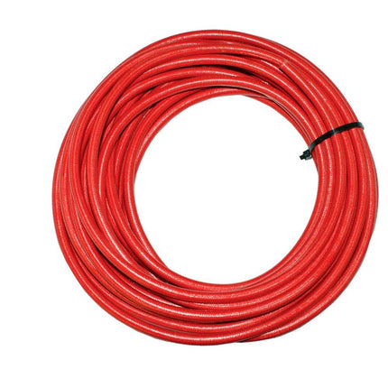 Textilumflochtene Zündleitung 7mm rt