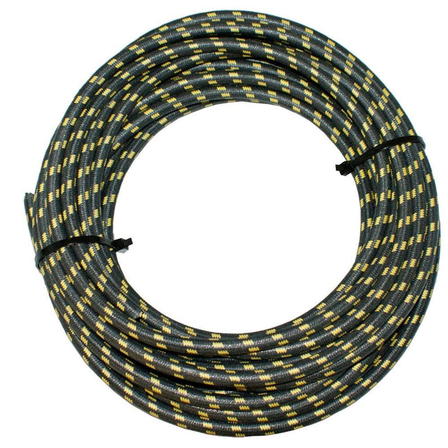 Textilumflochtene Zündleitung 7mm sz/ge OZK7.0sz/ge