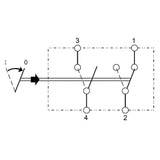 Drucktaster mit LED-Beleucht. grün 12 V PA12T