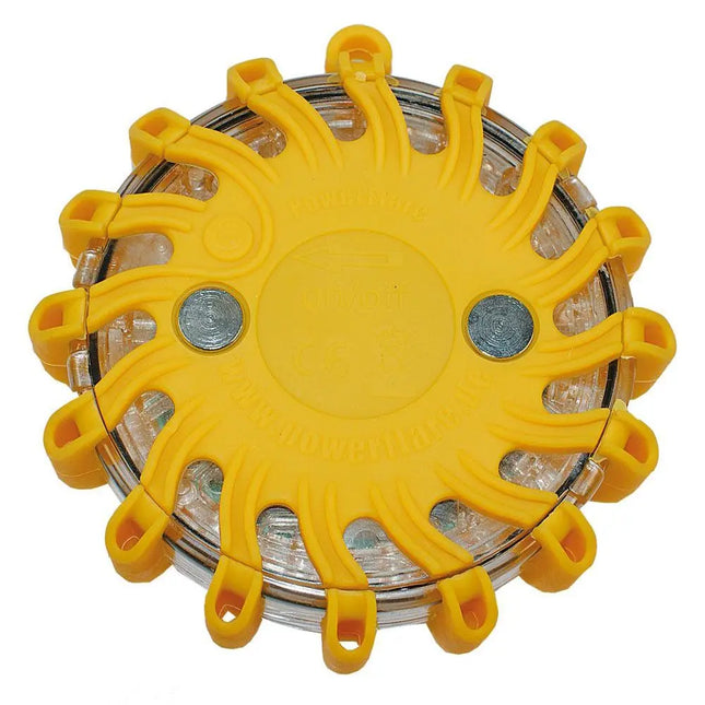 Akku Warnblitzer 16 LEDs gelb - 1 - Stück Diverse
