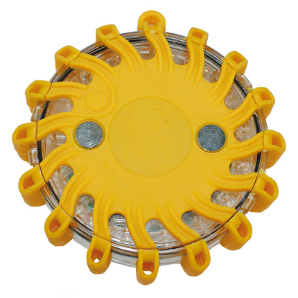 Akku Warnblitzer 16 LEDs gelb - 1 - Stück Diverse