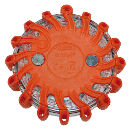 Akku Warnblitzer 16 LEDs rot - 1 - Stück Diverse