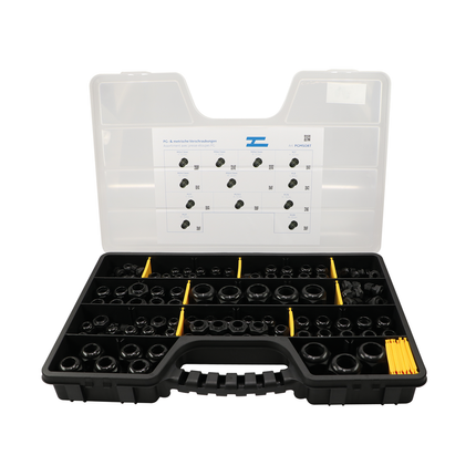 Kabelverschraubungs-Sortiment PG und metr. schwarz